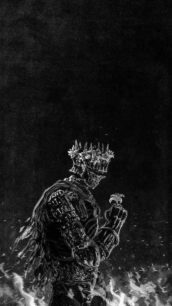 Monochrome ornamental study — figurative detail rendered as discipline.