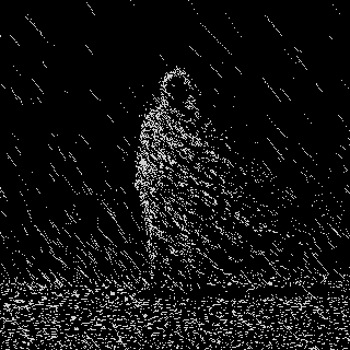 Solitary figure in monochrome — the GOROSHI LLC hero plate.